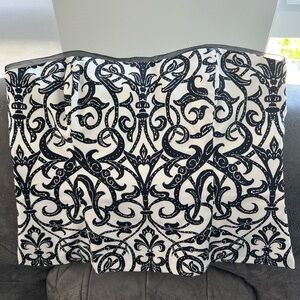 WHBM White House Black Market, White and Black Corset, boning, Size 12, straps